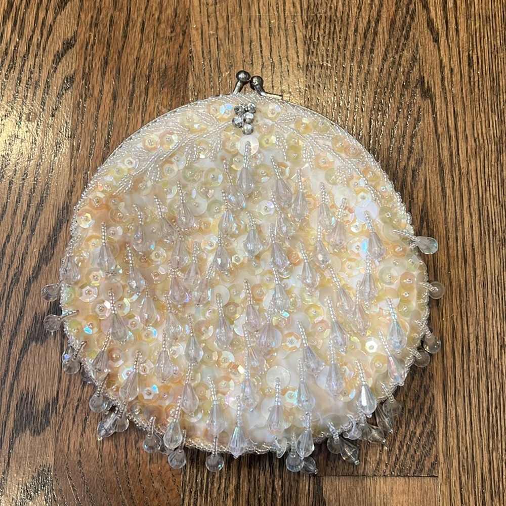 Gigis Closet Beaded Clutch